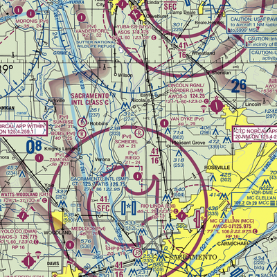 Scheidel Ranch Airport (CA07) VFR Sectional  Gaming Mouse Pad