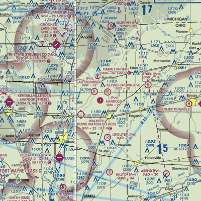 Harrold Airport (IN16) VFR Sectional  Gaming Mouse Pad