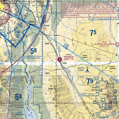 Triangle Airpark (AZ50) VFR Sectional  Gaming Mouse Pad