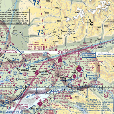 Stro's Airport (AK54) VFR Sectional  Gaming Mouse Pad