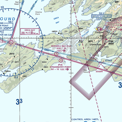 Strawberry Point Airport (AK30) VFR Sectional  Gaming Mouse Pad