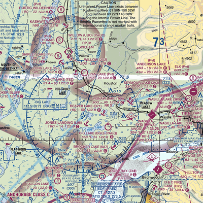 Reids Landing Airport (AK29) VFR Sectional  Gaming Mouse Pad