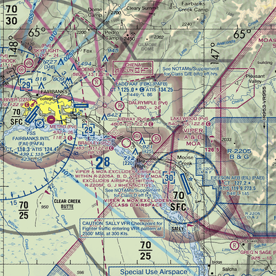 Timber Trails Airport (AA76) VFR Sectional  Gaming Mouse Pad