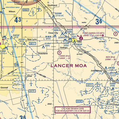 Macy Ranch Airport (9XS3) VFR Sectional  Gaming Mouse Pad