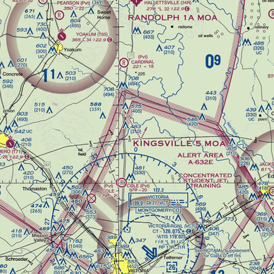 Dobbs Ranch Airport (9XS0) VFR Sectional  Gaming Mouse Pad