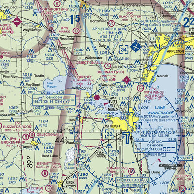 Courtney Plummer Airport (9WN1) VFR Sectional  Gaming Mouse Pad