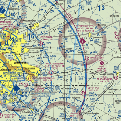 Mehrhoff Field (9TN3) VFR Sectional  Gaming Mouse Pad