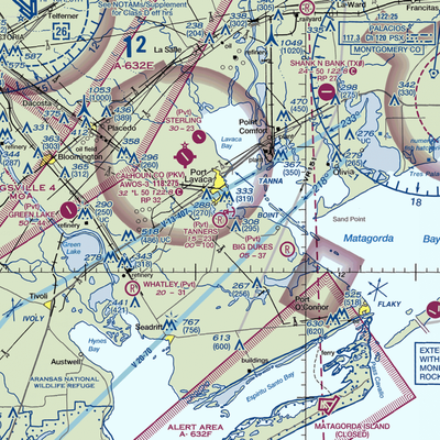 Tanner's Airport (9TE4) VFR Sectional  Gaming Mouse Pad