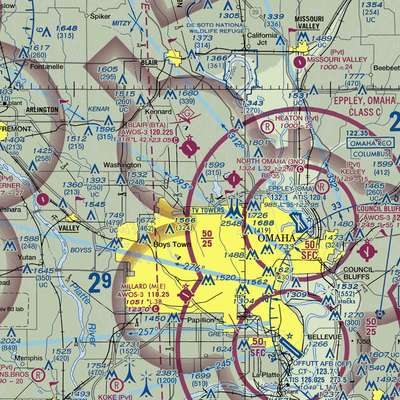 Bates Airpark (9NE6) VFR Sectional  Gaming Mouse Pad