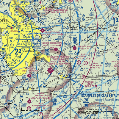 Edwards Airport (9NC3) VFR Sectional  Gaming Mouse Pad