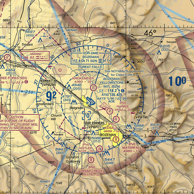 Mc Kenna Airport (9MT9) VFR Sectional  Gaming Mouse Pad