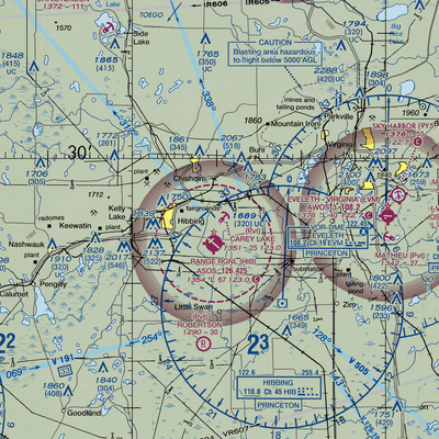 Carey Lake Seaplane Base (9MN0) VFR Sectional  Tough iPhone Case