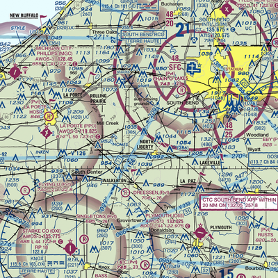 Dillon Airport (9II3) VFR Sectional  Gaming Mouse Pad