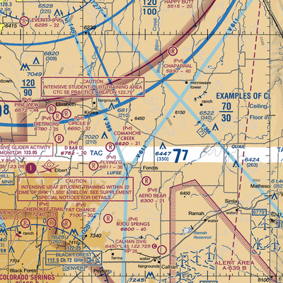 Herrick Airport (9CO8) VFR Sectional  Gaming Mouse Pad