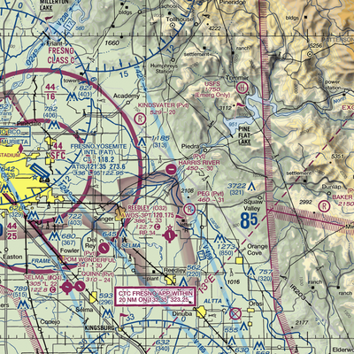 Harris River Ranch Airport (9CA7) VFR Sectional  Gaming Mouse Pad