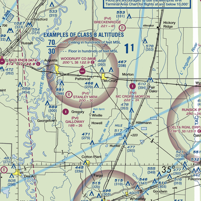 Robertson Airport (9AR0) VFR Sectional  Gaming Mouse Pad