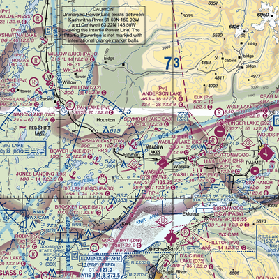 Leisurewood Airstrip Owners Assoc Airport (9AK6) VFR Sectional  Gaming Mouse Pad