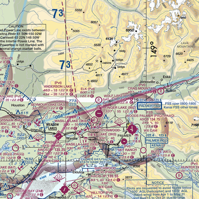 Elk Ranch Airport (9AA1) VFR Sectional  Gaming Mouse Pad