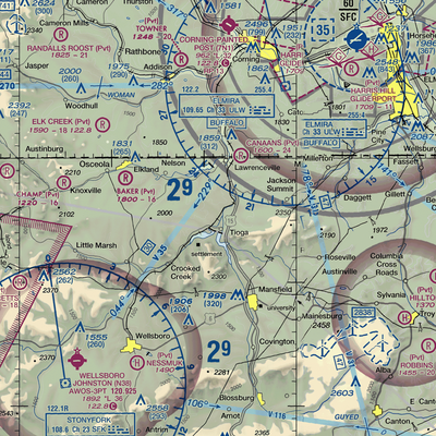 Nielsen Airport (99PA) VFR Sectional  Gaming Mouse Pad