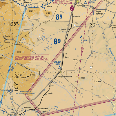 S & S Ranch Airport (98NM) VFR Sectional  Gaming Mouse Pad