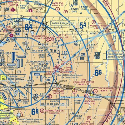 Logan Airport (96CO) VFR Sectional  Gaming Mouse Pad