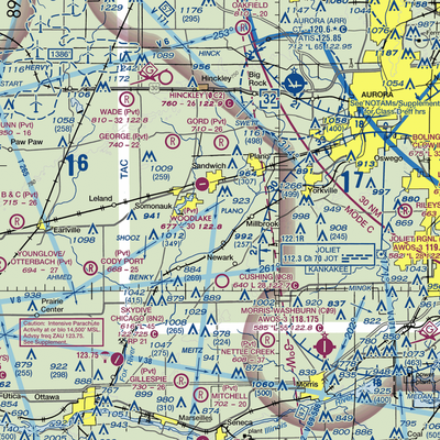 Hemmingsen Airport (93LL) VFR Sectional  Gaming Mouse Pad