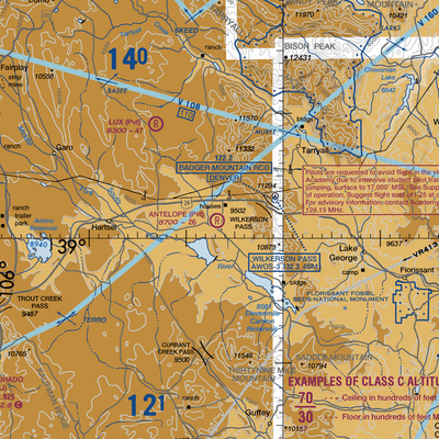 Antelope Airpark (93CO) VFR Sectional  Gaming Mouse Pad