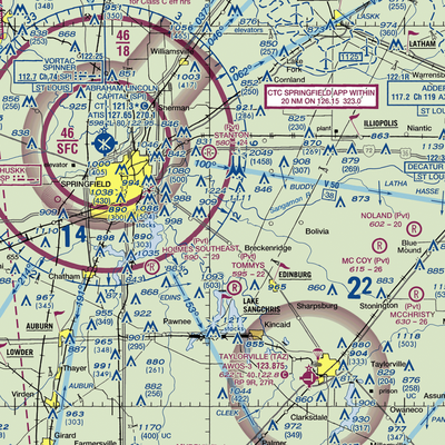 Taft Airport (92IS) VFR Sectional  Gaming Mouse Pad