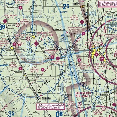 Moronis Airport (92CL) VFR Sectional  Gaming Mouse Pad