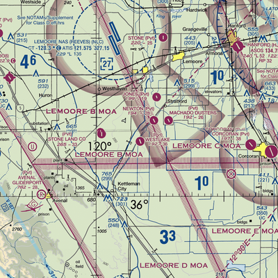 Westlake Farms Airport (92CA) VFR Sectional  Gaming Mouse Pad