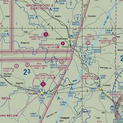 Edwards Airport (8TX3) VFR Sectional  Gaming Mouse Pad