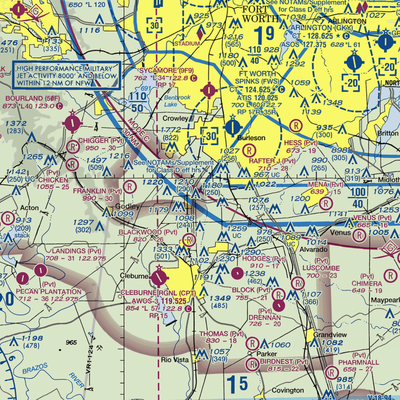 Stol Field (8TS5) VFR Sectional  Gaming Mouse Pad