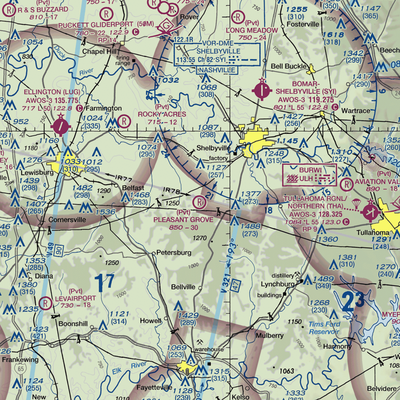 Pleasant Grove Airpark (8TN2) VFR Sectional  Gaming Mouse Pad