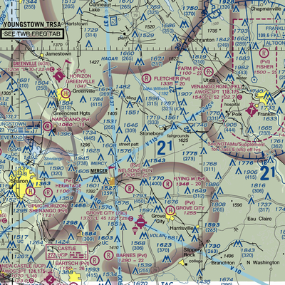 Still Meadow Farm Airport (8PS2) VFR Sectional  Gaming Mouse Pad