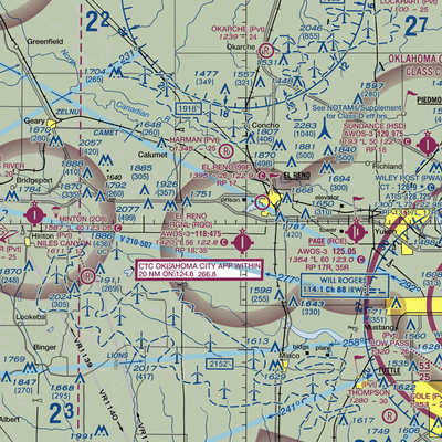 Brandley Airport (8OK4) VFR Sectional  Gaming Mouse Pad