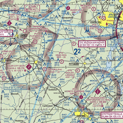 Dead Dog Airport (8NC4) VFR Sectional  Gaming Mouse Pad