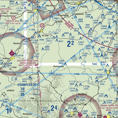 Joan Lake Airport (8MO4) VFR Sectional  Gaming Mouse Pad