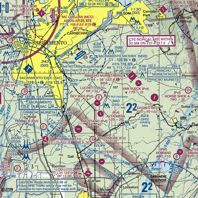 Lucchetti Ranch Airport (8CL2) VFR Sectional  Gaming Mouse Pad