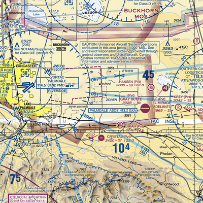 Nichols Farms Airport (8CL0) VFR Sectional  Gaming Mouse Pad