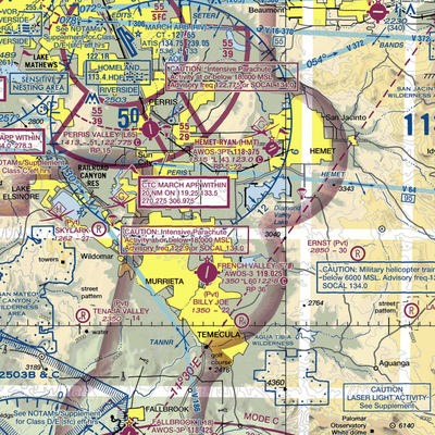 Pines Airpark (8CA5) VFR Sectional  Gaming Mouse Pad