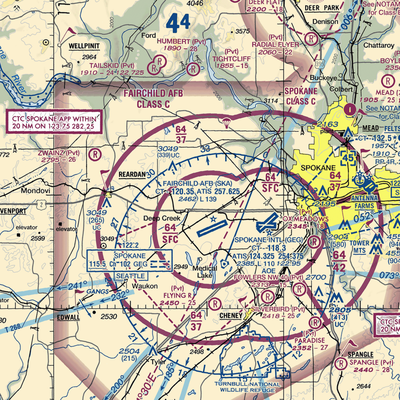 Isaacson Airport (8AN6) VFR Sectional  Gaming Mouse Pad