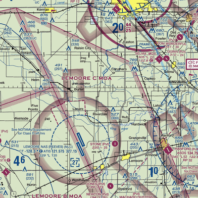 Swanson Ranch Nr 2 Airport (89CA) VFR Sectional  Gaming Mouse Pad