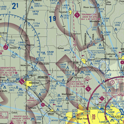 Orum Aerodrome (86NE) VFR Sectional  Gaming Mouse Pad