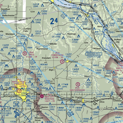 Christison Airport (85MN) VFR Sectional  Gaming Mouse Pad