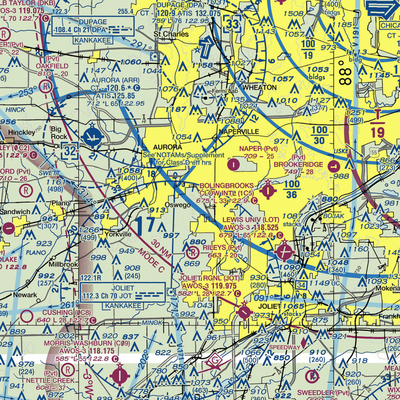 Wormley Airport (85LL) VFR Sectional  Gaming Mouse Pad