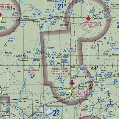 Ewen Landing Field (81MN) VFR Sectional  Gaming Mouse Pad