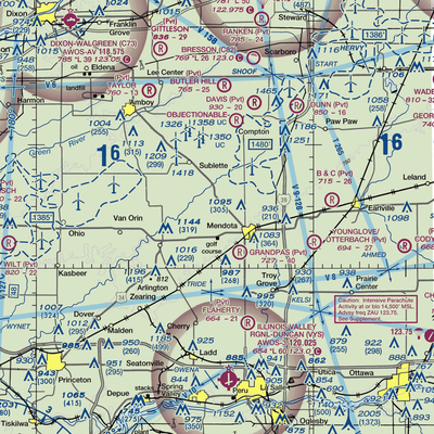 Otterbach Farm Airport (81LL) VFR Sectional  Gaming Mouse Pad