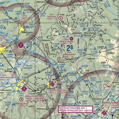 Krashinsky Airfield (7TN1) VFR Sectional  Gaming Mouse Pad