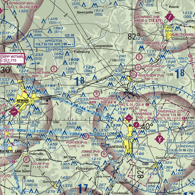 Massengill Airport (7OI9) VFR Sectional  Gaming Mouse Pad