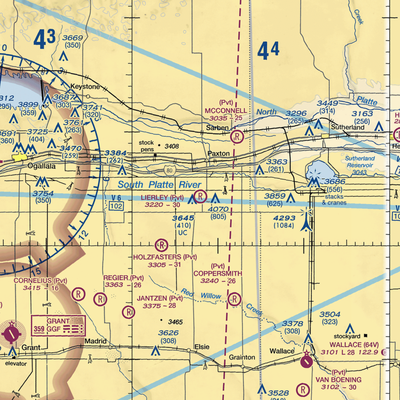 Lierley Farms Airport (7NE5) VFR Sectional  Gaming Mouse Pad